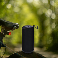 Outdoor Bluetooth Speaker Waterproof Portable Wireless Column Loudspeaker Box Support TF Card FM Radio Input AUX BT Music Player