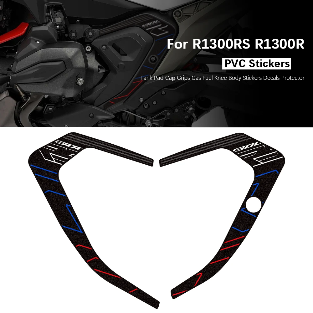 For R1300RS R1300R RS 1300 R R1300 Motorcycle Tank Pad Cap Grips Gas Fuel Knee Body Stickers Decals Protector 2025 2026