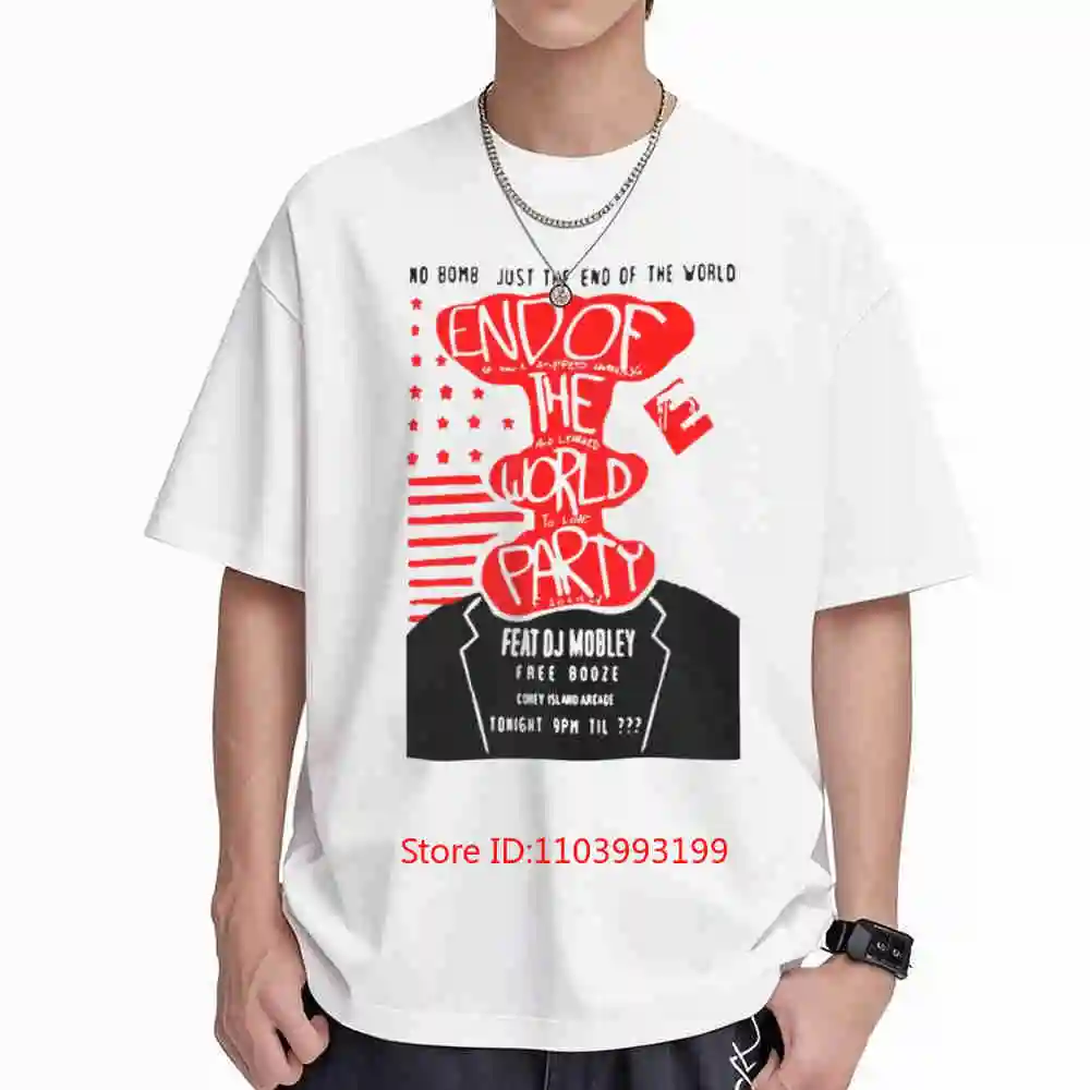 End Of The World Party Mr Robot Fsociety Evil Corp Elliot Hacker Short Sleeve Tee 100% Cotton T-Shirt