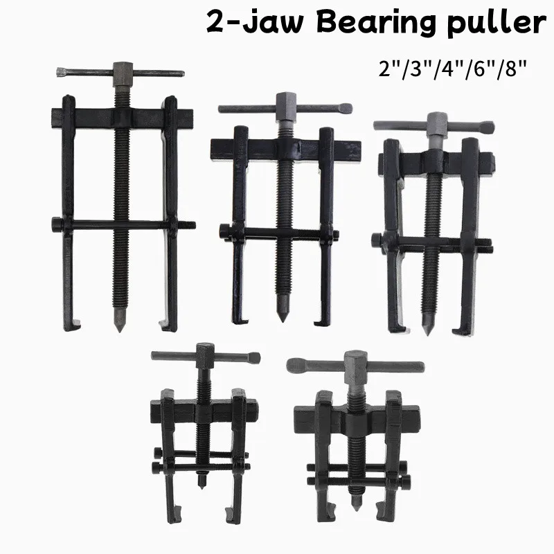

2/3/4/6/8 Inch Carbon Steel Two Claw Puller Separate Lifting Device Pull Strengthen Bearing Puller Extractor Auto Removal Tool