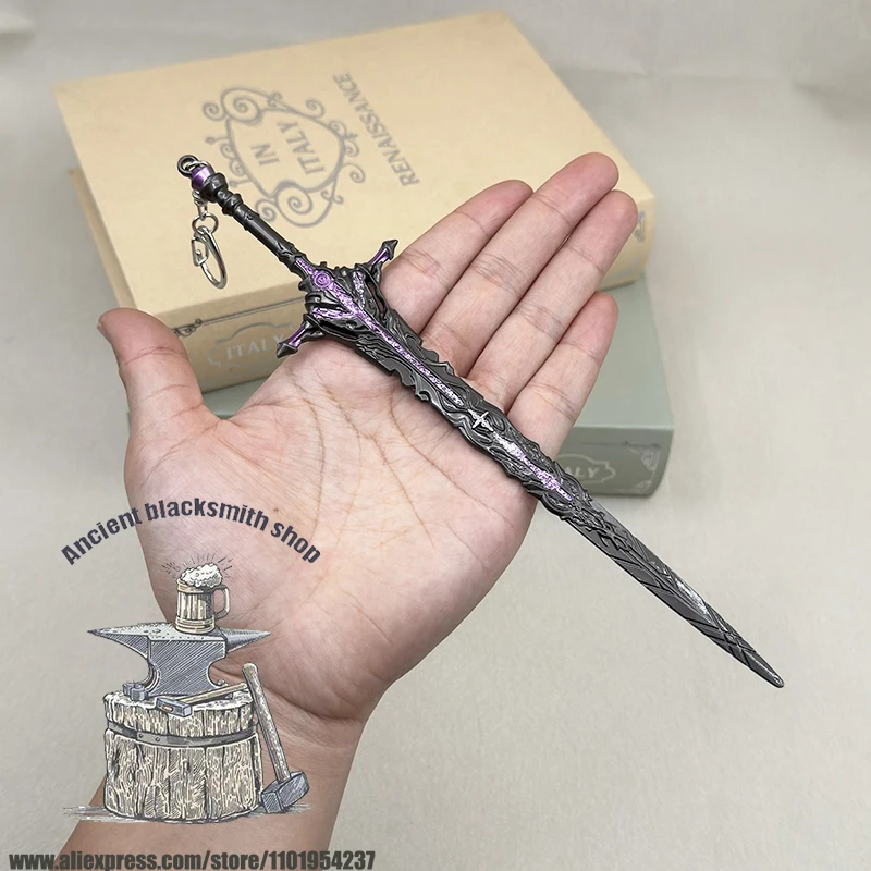 22cm Omega Weapon Sword Final FF16 Fantasy XVI Game Peripherals 1:6 Metal Model Home Ornament Toy Keychain Equipment Accessories