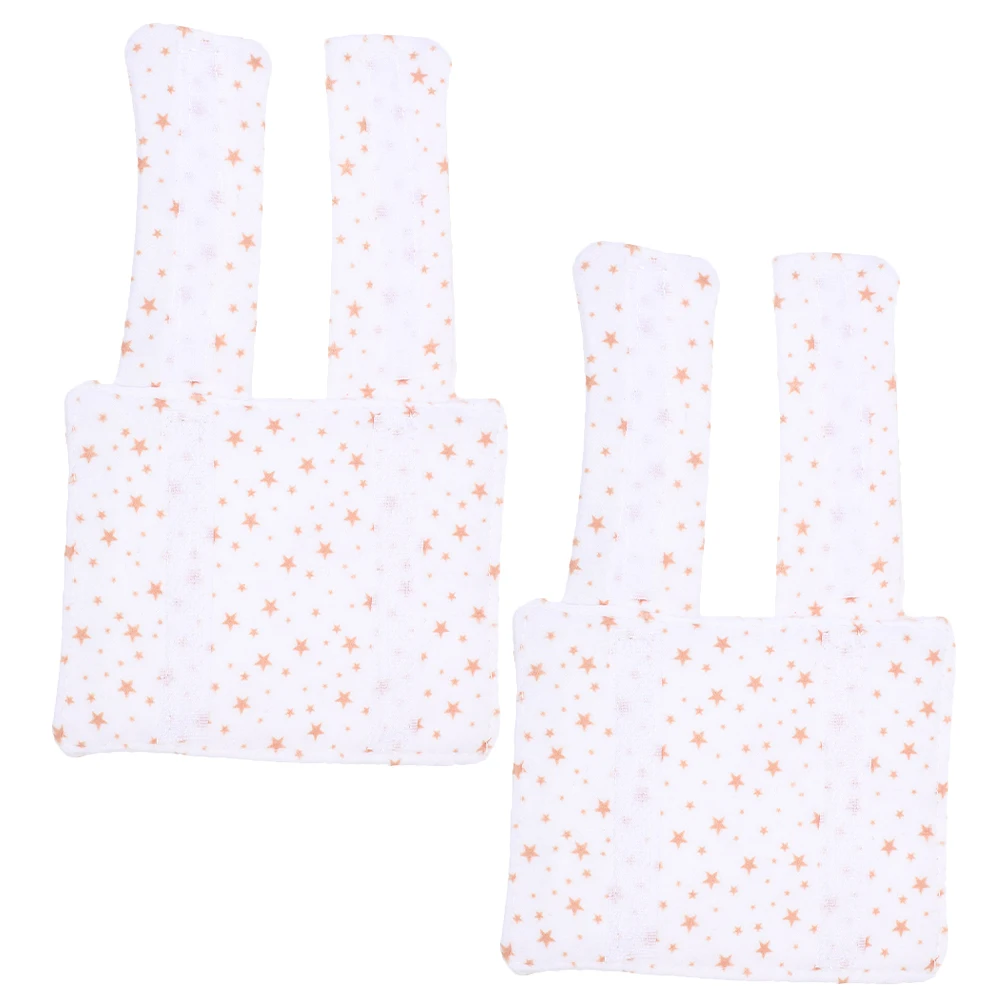 

2 Pcs Post Surgery Bra Strap Pillows Pad 11 5x9 CM Gold Star Reusable Washable Support Cushion Anti Skid Protector
