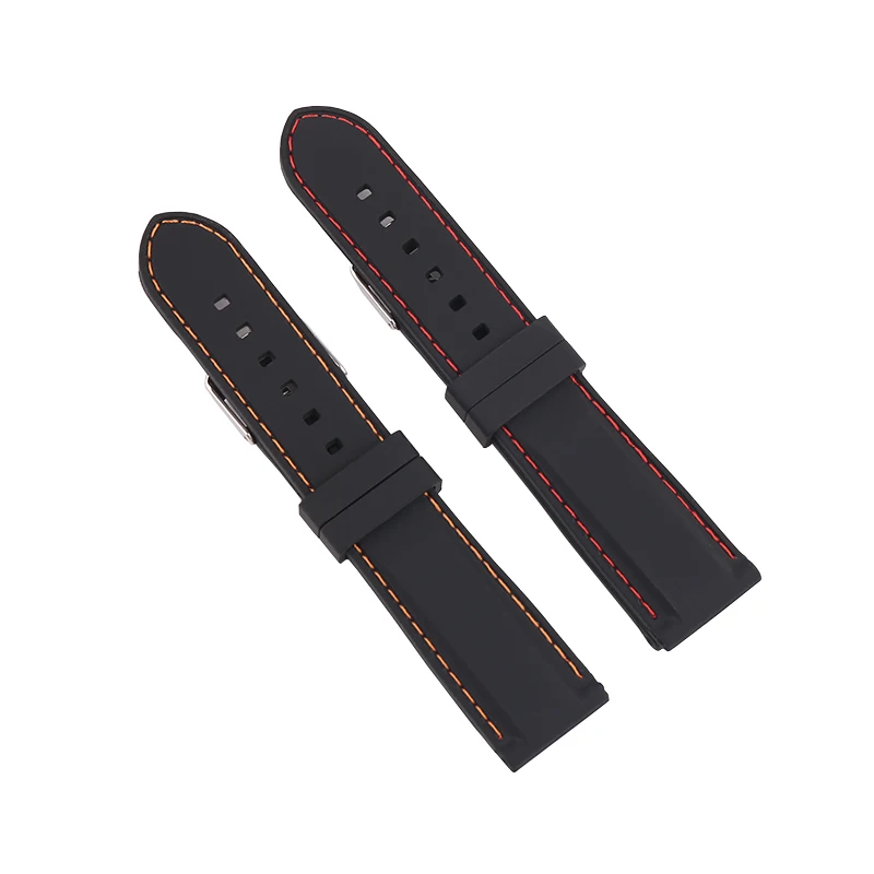อุปกรณ์เสริมนาฬิกาสายนาฬิกาซิลิโคนเข้ากันได้กับ Casio ยางทดแทนผู้ชายกีฬากลางแจ้งสายรัดข้อมือสร้อยข้อมือ 20 22 มม