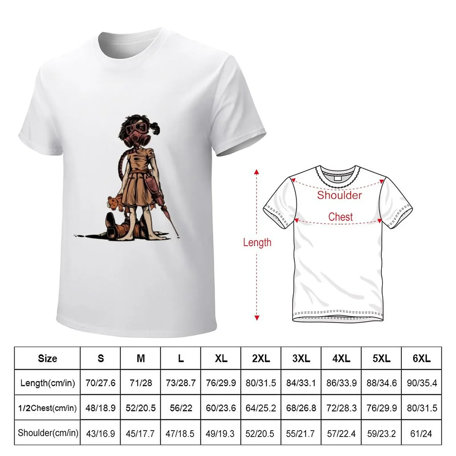 Little Sister Meets Post-Apocalyptic T-Shirt kawaii clothes cute clothes plus sizes mens tall t shirts