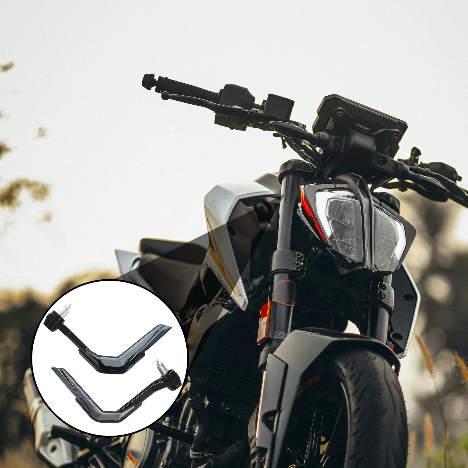 Protector de manos Universal para manillar de bicicleta eléctrica, Protector de viento, accesorios resistentes para motocicleta, mano de repuesto, 1 par