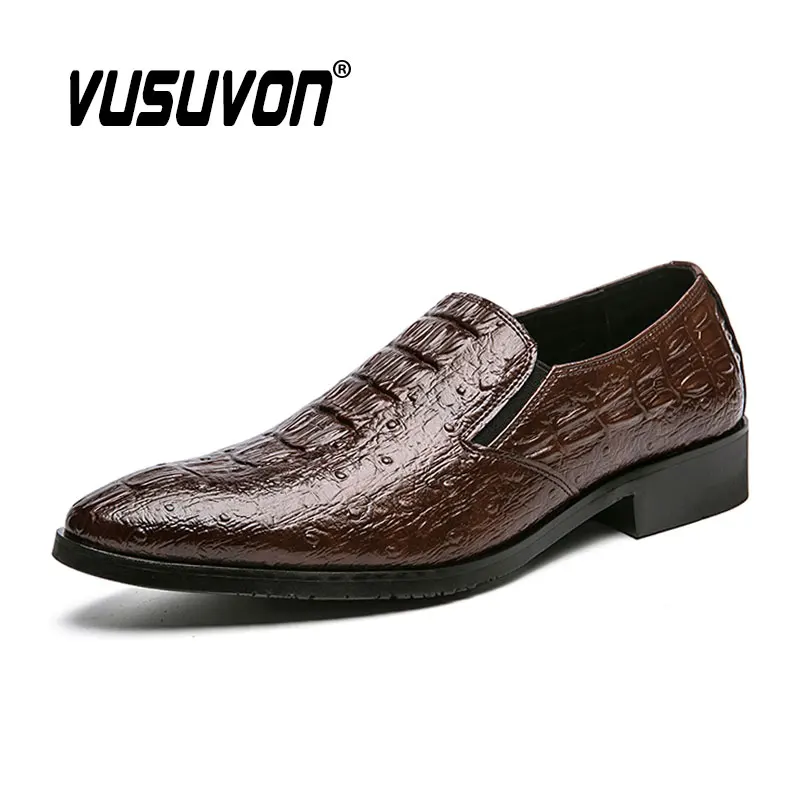 2025 Fashion Penny Loafers Casual Men Dress Shoes Classic Dress Slip-On Black Causal Footwear Big Size 38-48 Flats