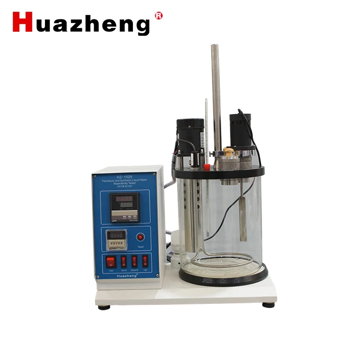 Huazheng HZ-1025 ASTM D1401 Oil Petroleum Products Demulsibility Test Machine and Synthetic Liquid Water Separability Tester