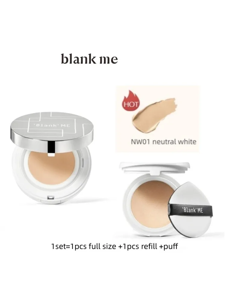 With Refills! Korean Makeup Soft Focus Oil Control White Box Air Cushion Foundation Cream Makeup Base Moisturizing Rare Beauty