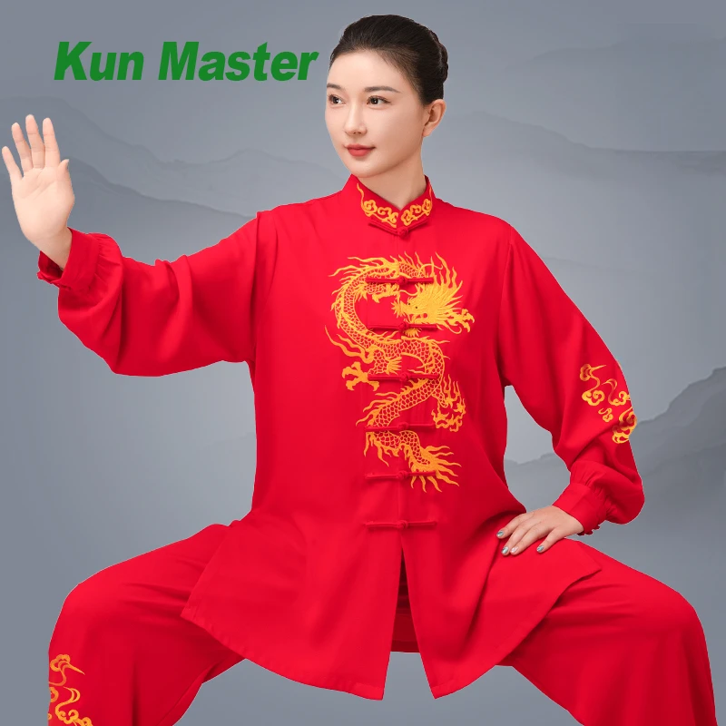 

Tai Chi Kung Fu Suit Chinese Traditional Martial Arts Uniform for Women and Men Fluid Drape Breathable & Comfortable