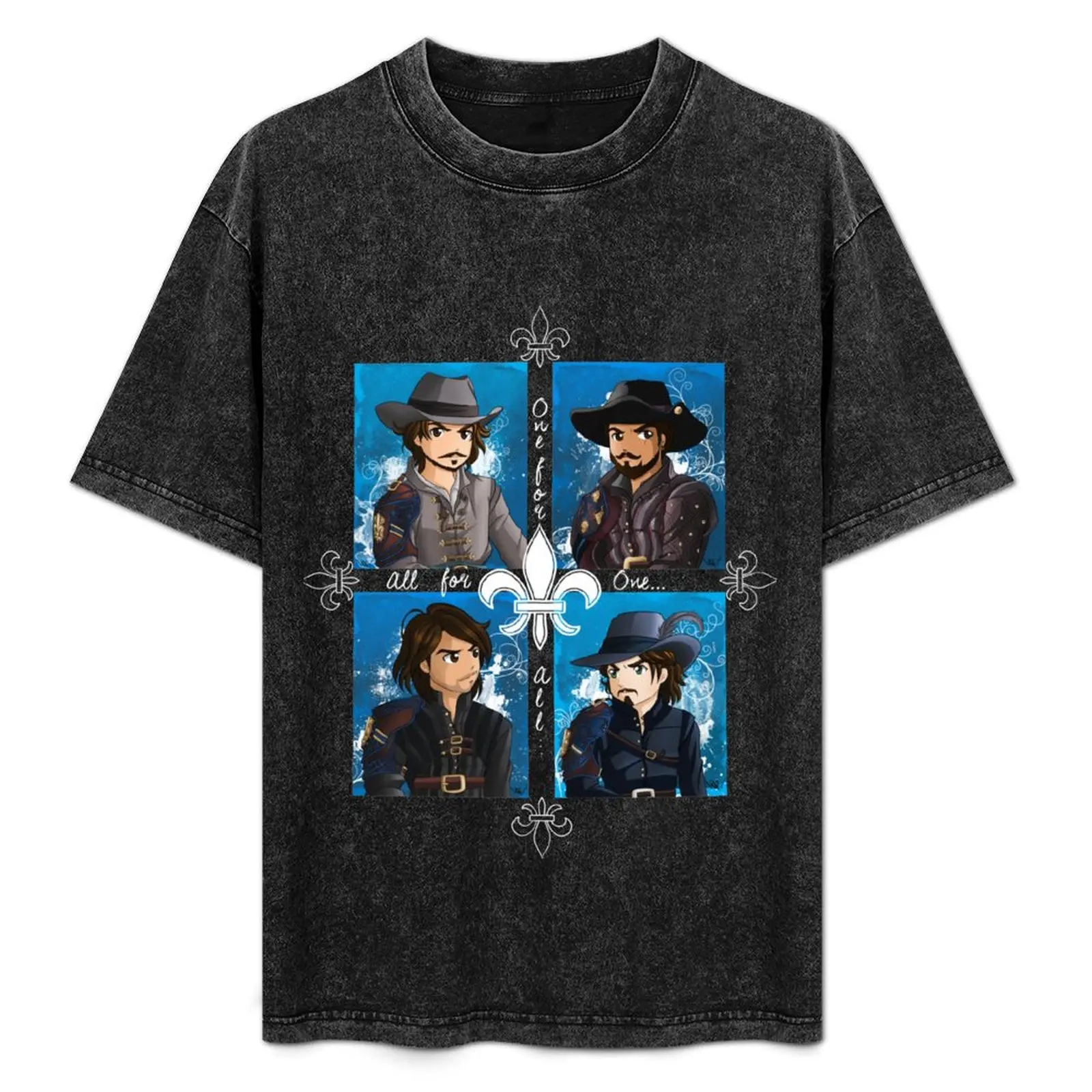 

The Musketeers season 3 T-Shirt Daily Wear Plain Short Sleeve Shirt