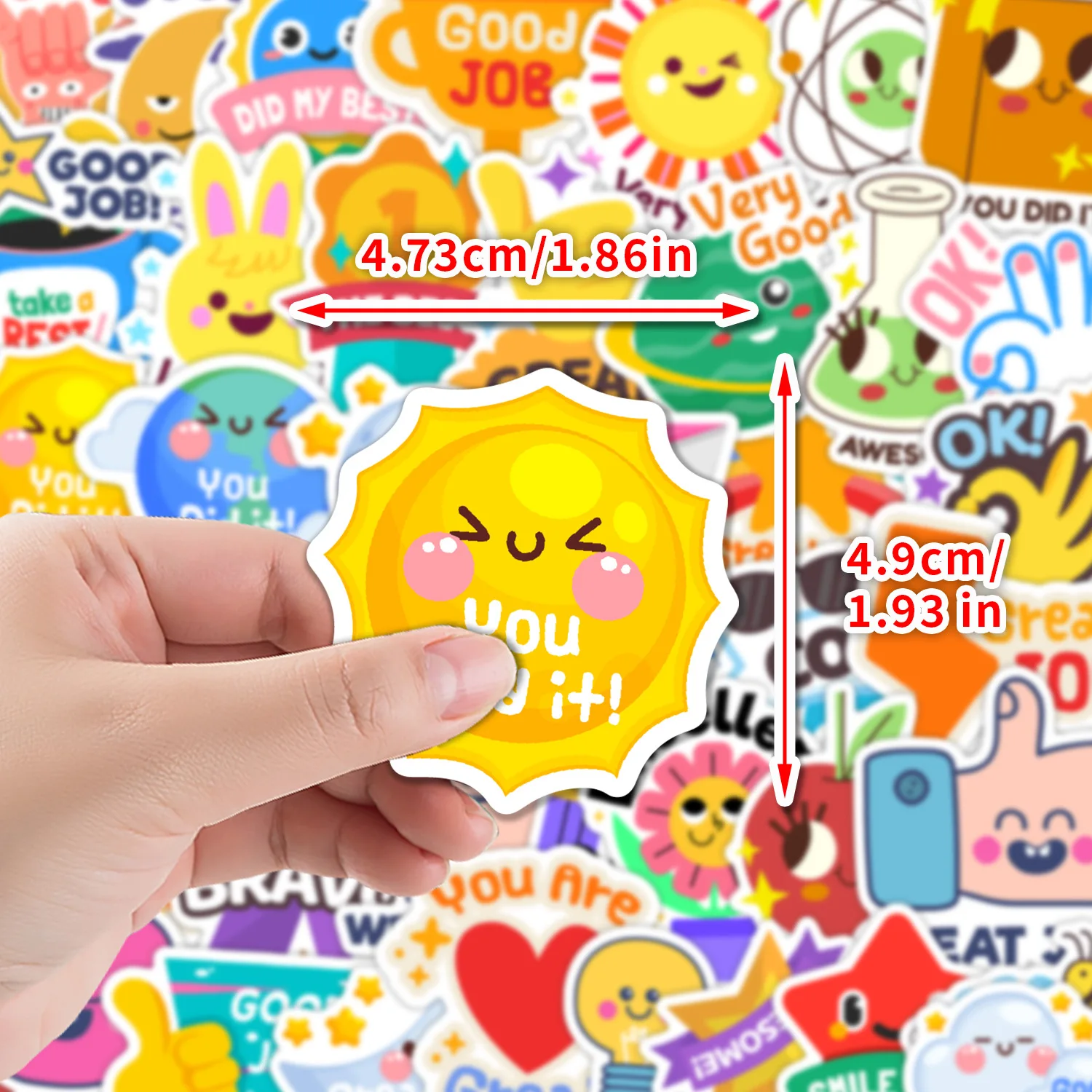 

10/50PCS Cartoon Cute Fun Children's Rewards Stickers Graffiti Waterproof Personality Creative Decorative Decal Kids Toy Gift