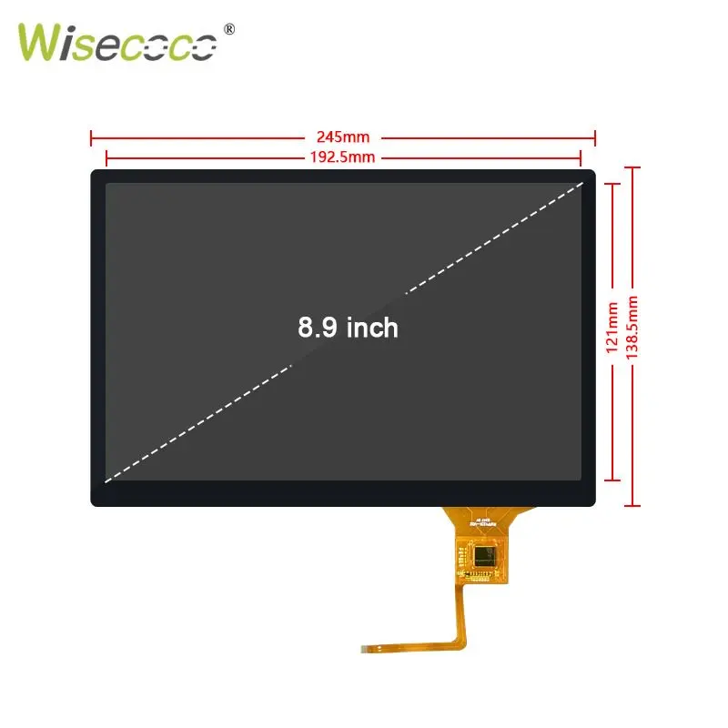 9 Inch 2K Display 500 Nits Hight Brightness Touchscreen With USB-C Full Feature Board For Win 10 11 Raspberry Pi Gaming Console