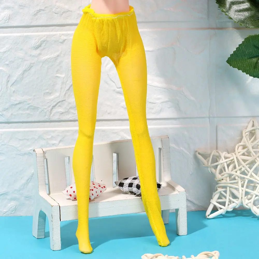 Suits 1/6 Colorful Pantyhose Bottoms Socks Mini Elastic leggings Doll Silk Stockings Toys Panty hose Dolls Accessories