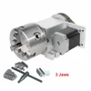 CNC 인덱싱 헤드 3/4 턱, 중심 높이 100mm 타각기, CNC A 4 축 회전축, NEMA34 86 스텝퍼 모터, 130mm 척 2