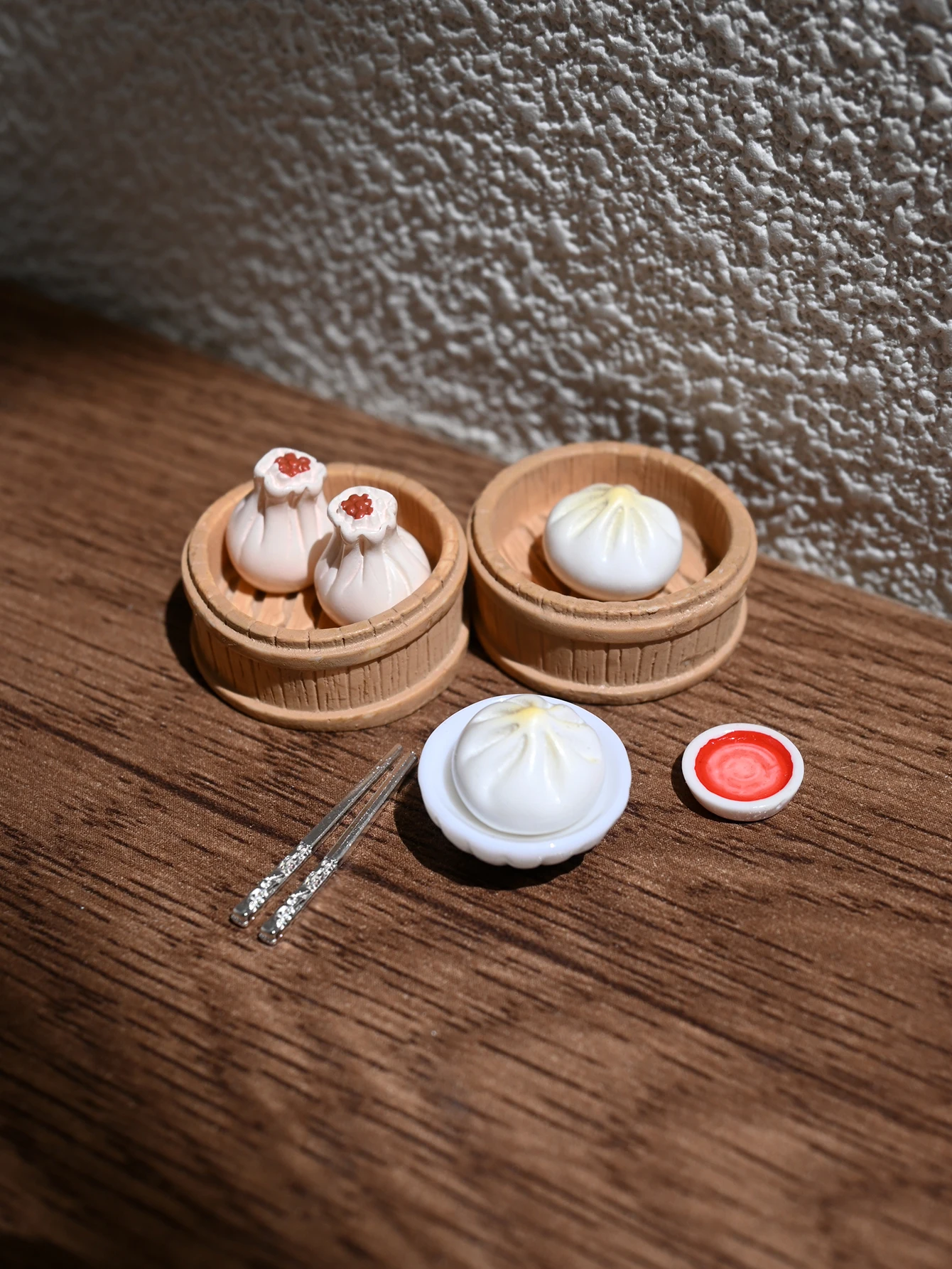 Japanese Lifestyle Food - 9Pcs Ornamen Miniatur Roti Sarapan Gaya
