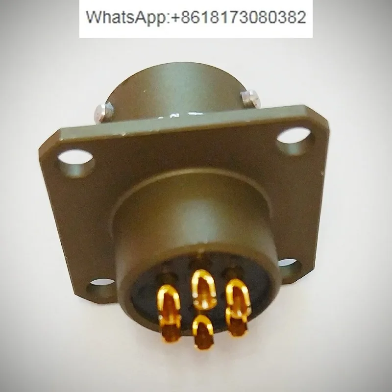 Heavy-Duty 6-Pin Aviation Socket MS3112E10-6S MS26482 Series Bay-o-net Quick-Connect Industrial Connector