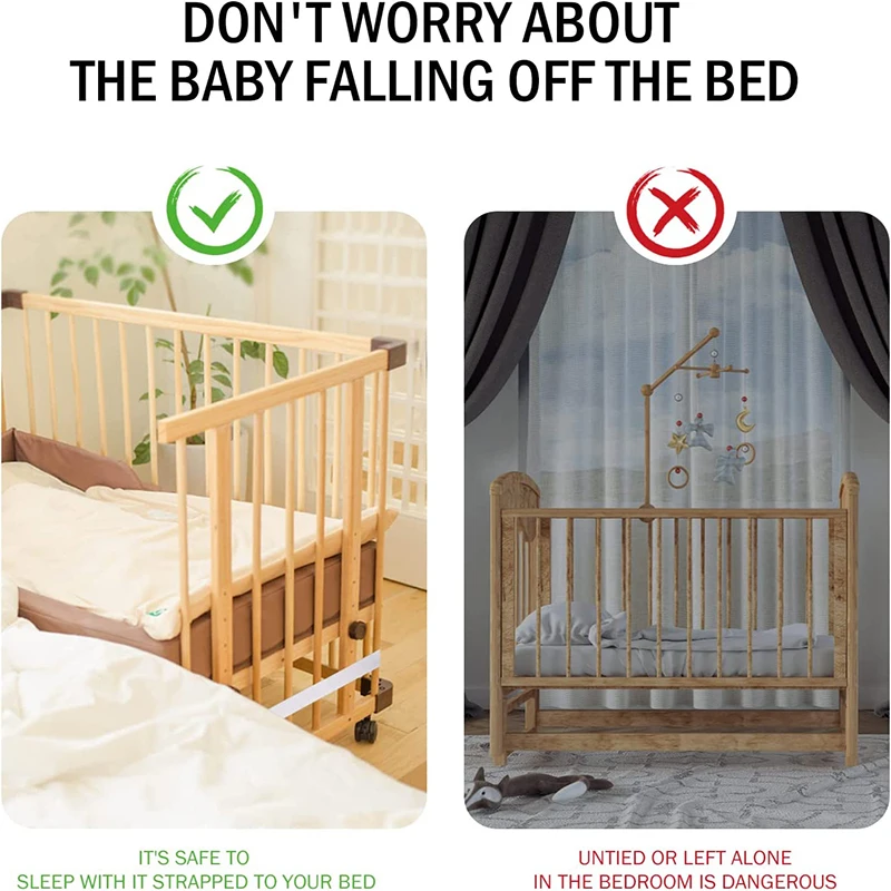 Anti-movement Fastening Straps For Children's Beds Crib Splice Straps Fixed Straps Child Bed Safety Buckle Strap Belts For Kid