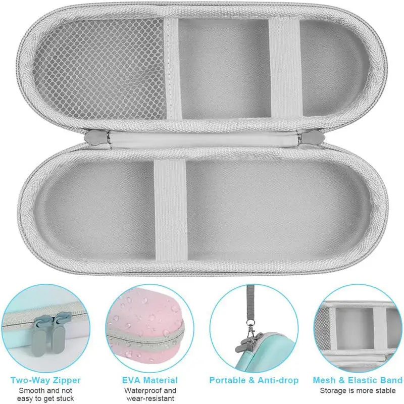 Portable Eva Storage Case For Electric Toothbrush Carrying Hard Case Protective Shell Organizer Holder Travel Accessories