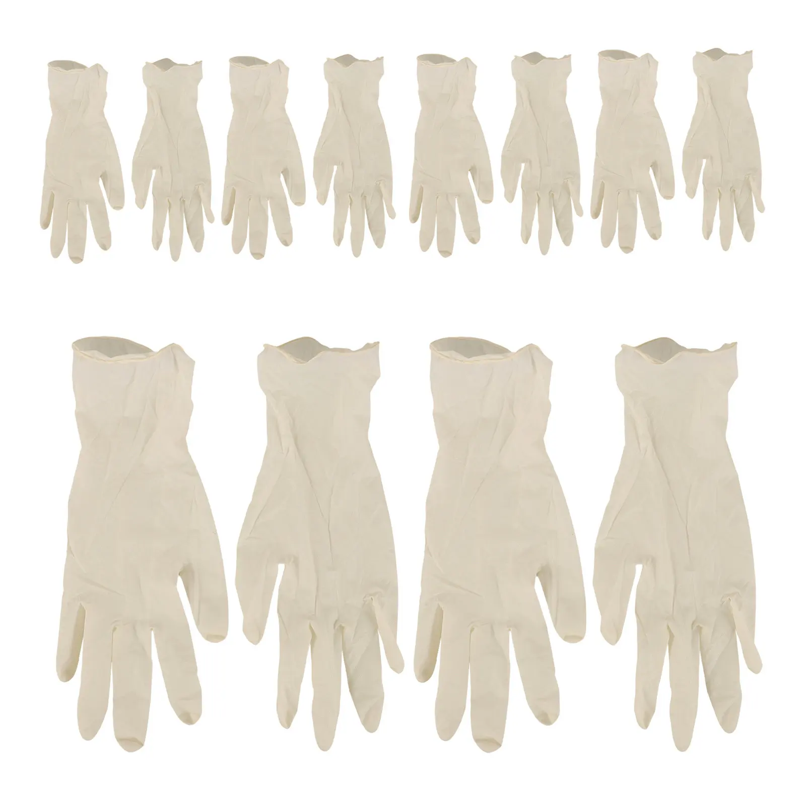 

20Pcs Kids Latex Gloves Food Safe Disposable Small Size Gloves Elastic Comfort Fit for Kitchen Prep Cleaning Painting Laundry