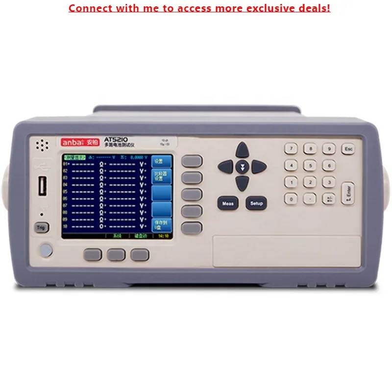 

Anbai AT5210 Multi-channel Battery Resistance Tester Lithium Battery Test Equipment