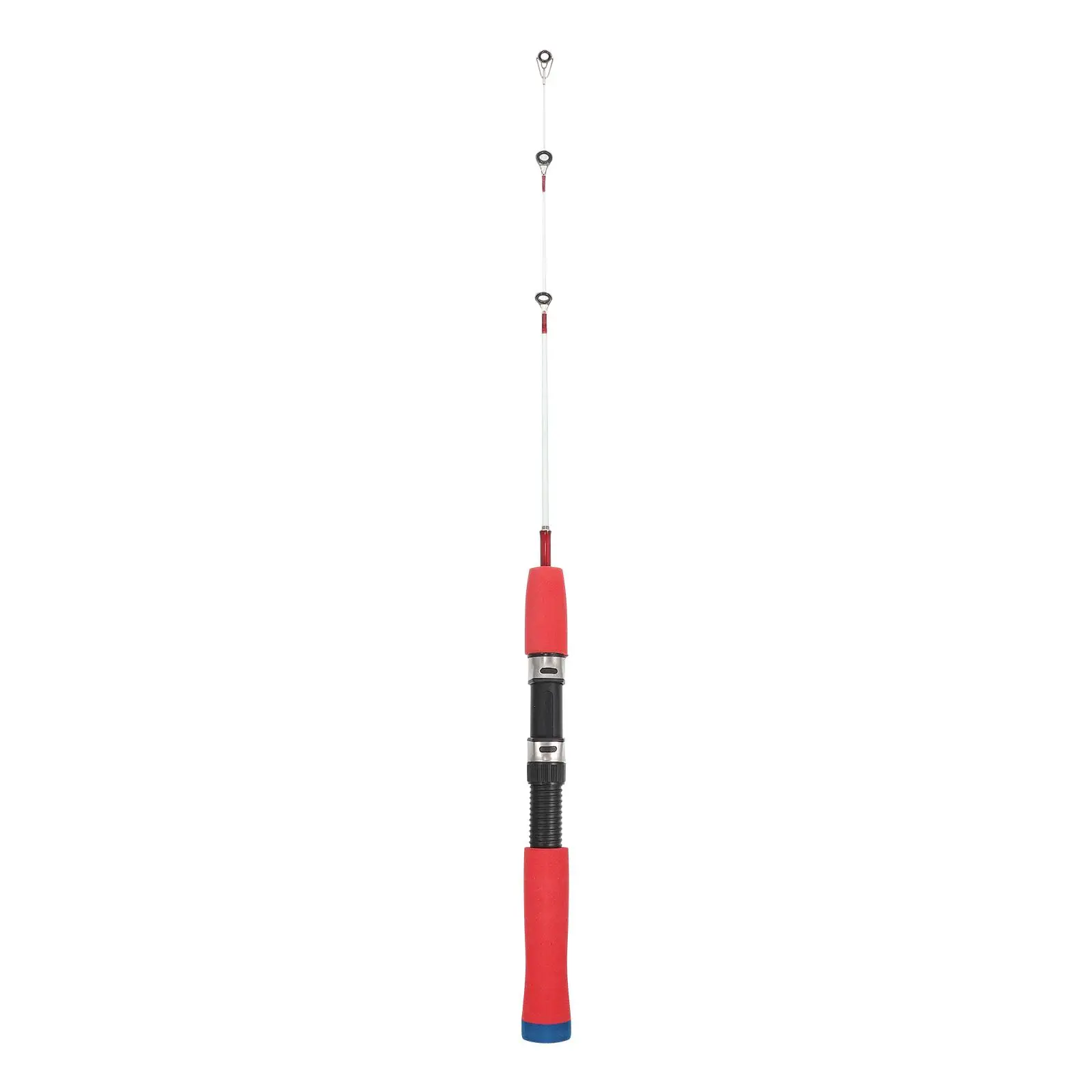 Foldable Ice Fishing Rod Travel Lure Collapsible Metal Ugly Stick Small Outdoor