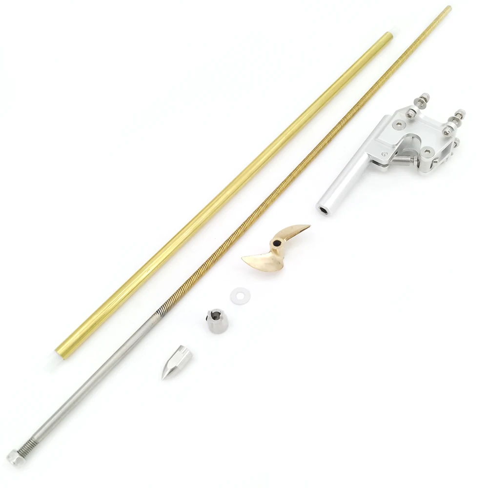 Wałek do łodzi RC 4,76 mm 3/16\" Elastyczny wałek kabelowy Stelaż Stinger 42 mm Zestaw śmigieł do RC Speed Boat Racing MONO Oval Vee