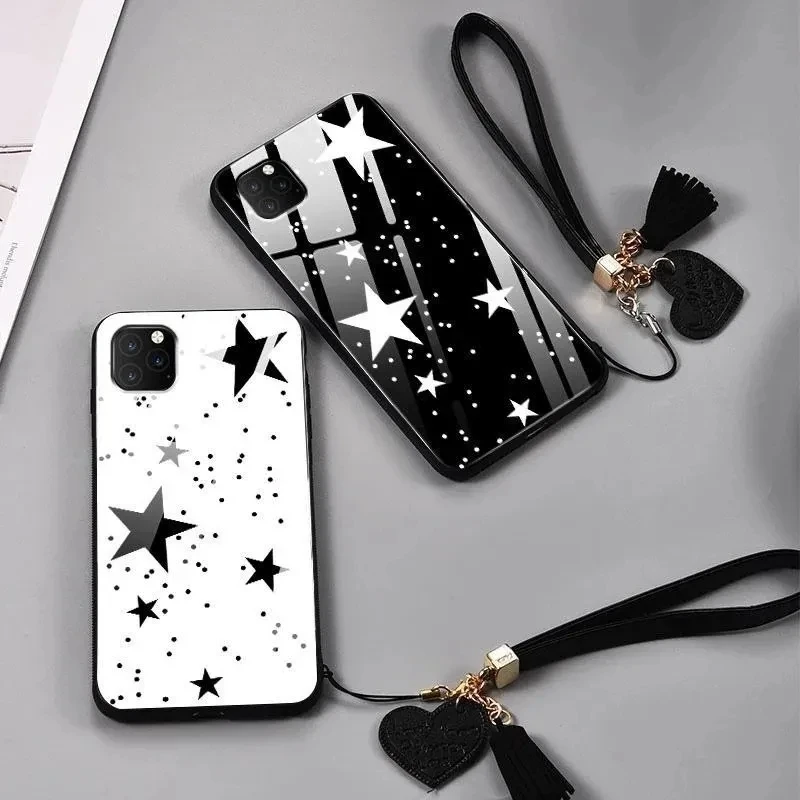 For Samsung s24 S23 s22 S21 S20 Plus FE ultra Pro phone case Tempered Hard Glass Cover For Samsung Note 10 20 ultra S10 Coque