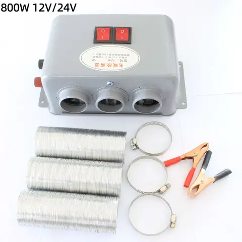 12V 24V 800W 자동차 히터 전기 냉각 난방 팬 휴대용 전기 건조기 앞 유리 Defogging Demister Defroster 트럭 보트