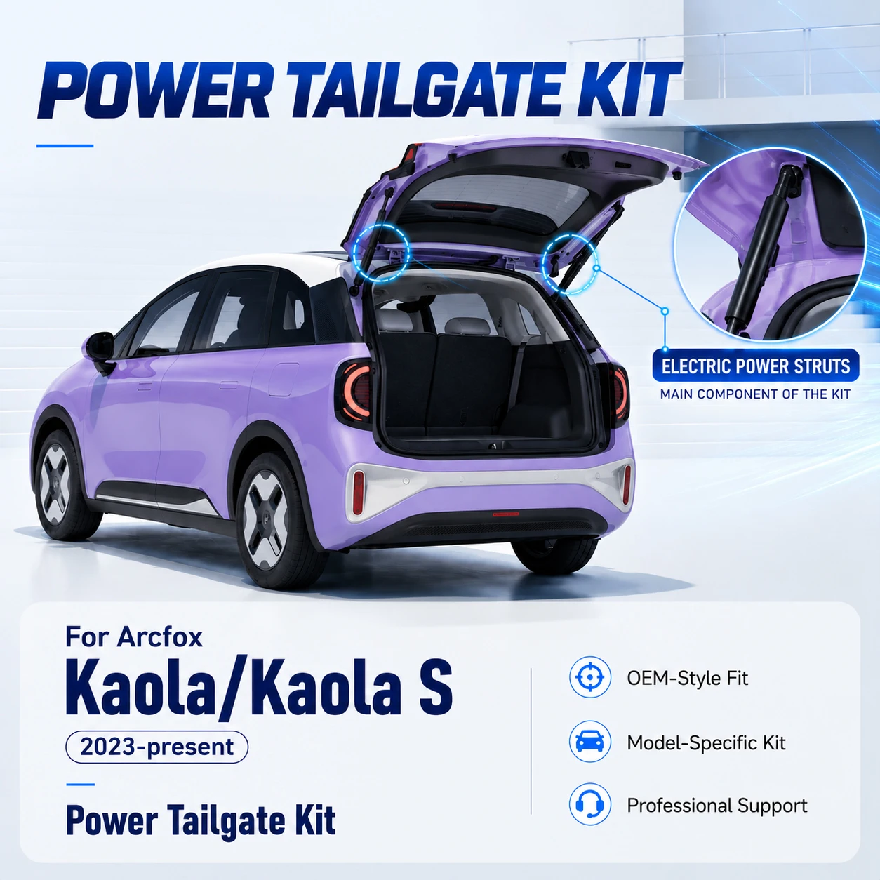 For Arcfox Kaola Kaola S 2023-present Car Automatic Lifting Kit Opening Trunk Intelligent Electric Lift Tailgate