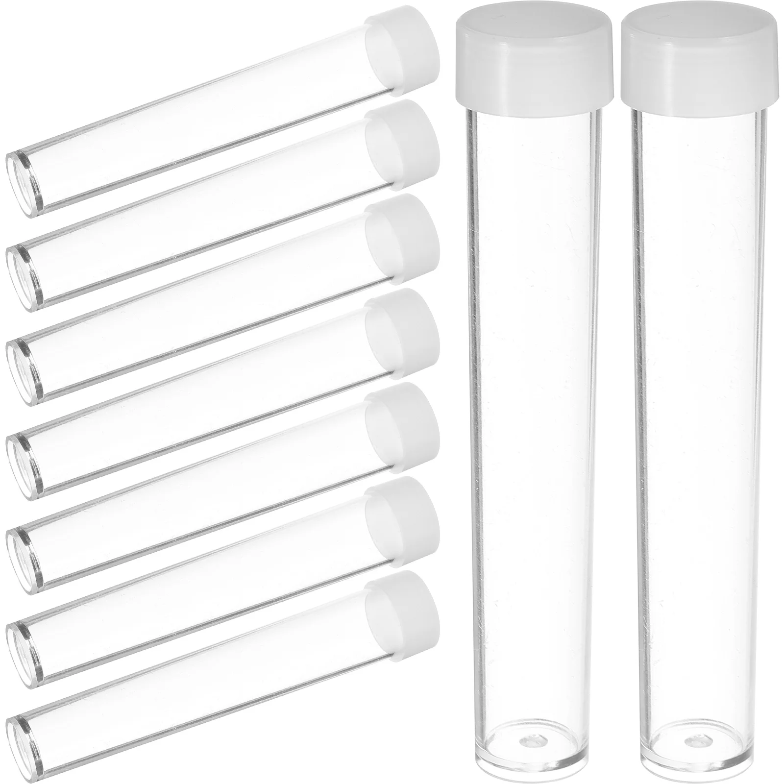 Tubes de stockage de paillettes AfricBottle, paillettes scintillantes, plusieurs boîtes transparentes, petite perle, test d'artisanat HI, plastique, 30 pièces