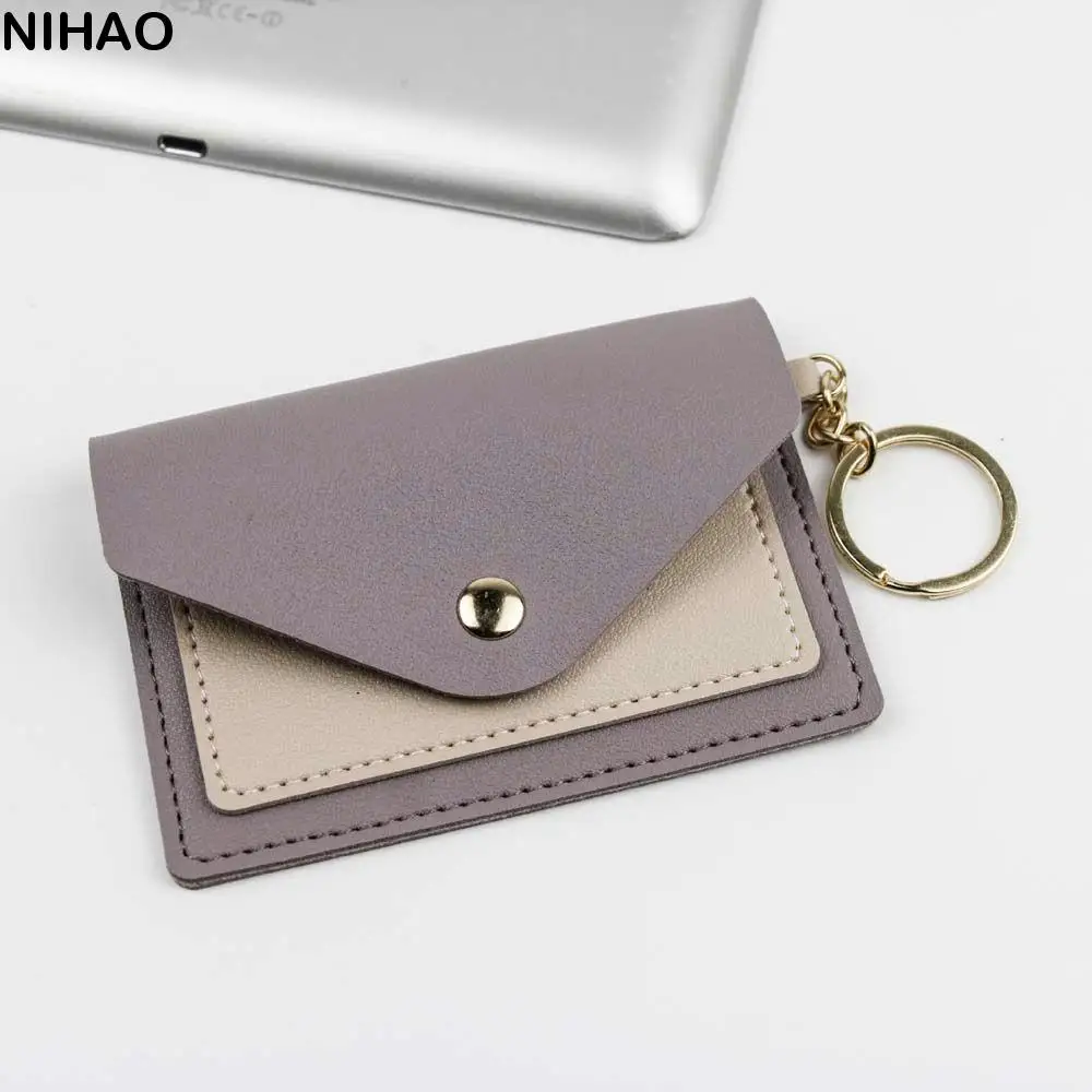 

Ultra-thin Coin Pocket Business Card Cover Student Card Case ID Card Holders Korean Style Card Holder Coin Purse Slim Wallet