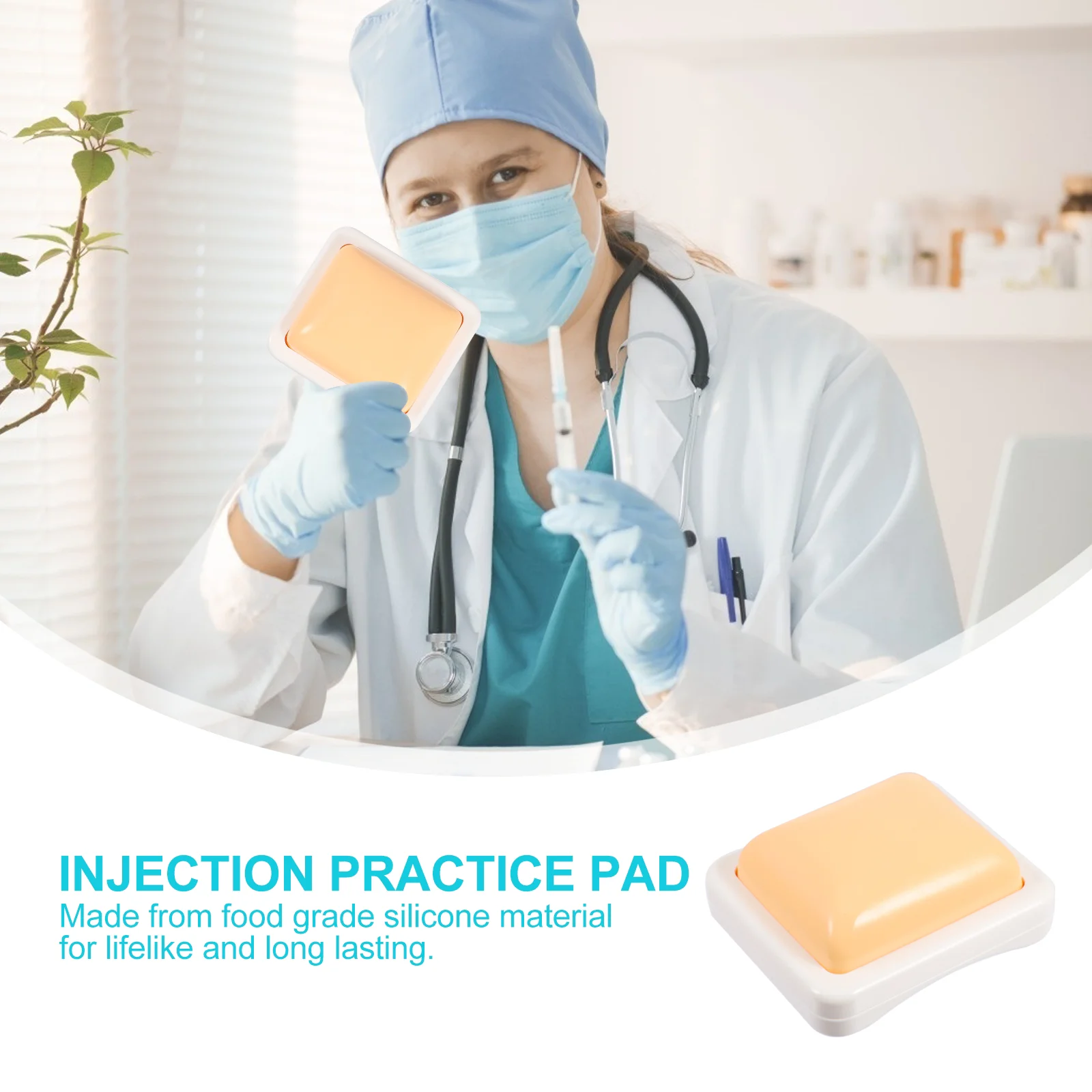 Injection Practice Pad Nurse Supplies suturetraining Human Skin silica Models Module Mat