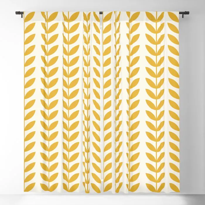 Scandinavian Mid Century Pattern Blackout Curtains 3D Print Window Curtains for Bedroom Living Room Decor Window Treatments