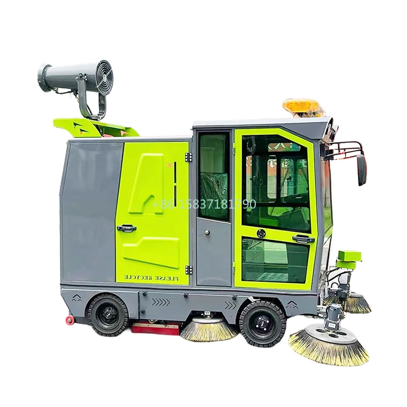 China Municipal Road Cleaning Sweeper Manufacturer Park Street Cleaner Car Ride on Industrial Floor Sweeper New Road Sweeper