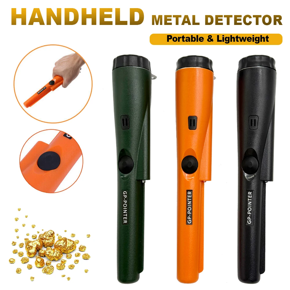 

YHKEMA Metal Detector High-precision Hand-held Positioning Rod Outdoor Underground Detector,GR/BK/OR