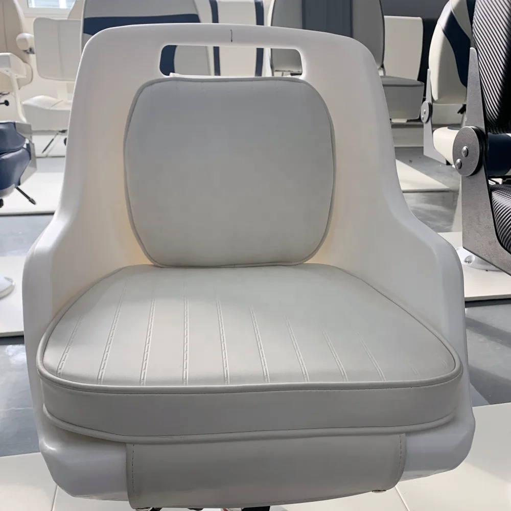 

Marine Low Back Yacht Seat Moulded Cushion Padded Plastic Fishing Boat Bucket Seat