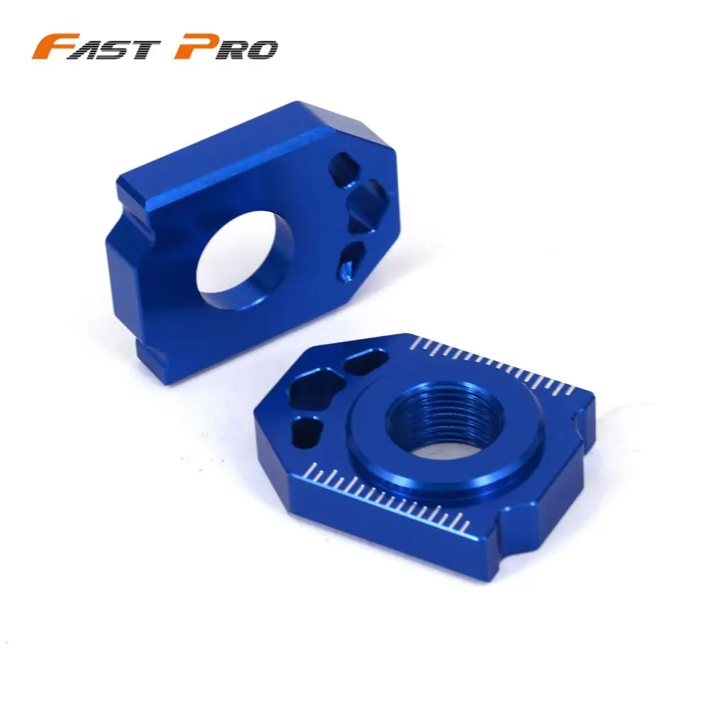 CNC Rear Axle Block Chain Adjuster For Husqvarna TC85 TC125 TC250 TE TX FC FE 125 150 250 350 450 501 Motorcycle Dirt Bike