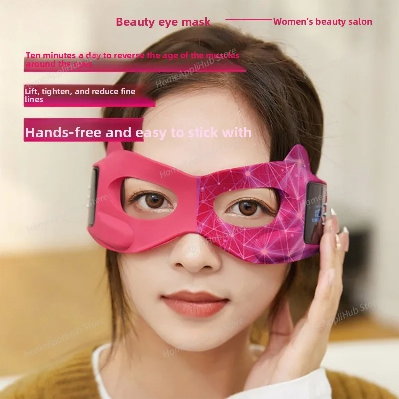 

Eye Massager Micro-current Anti-wrinkle Vibrating Hot Compress Slow-lifting Firming Anti-aging With Beauty Instrument Eye Mask