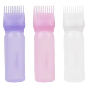 120 ml de tinte para el cabello aplicador aplicador aplicador botella de cabello teñido de champú botella salón para colorear herramienta de peluquería 8 Mejor herramienta de aceite para el cabello de ventas - №1