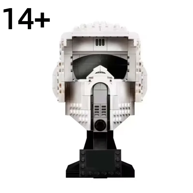 471 قطعة صالح 75305 الكشفية جندي خوذة اللبنات نموذج الطوب ستار خطة عمل أرقام لعب الاطفال هدايا عيد الميلاد #2