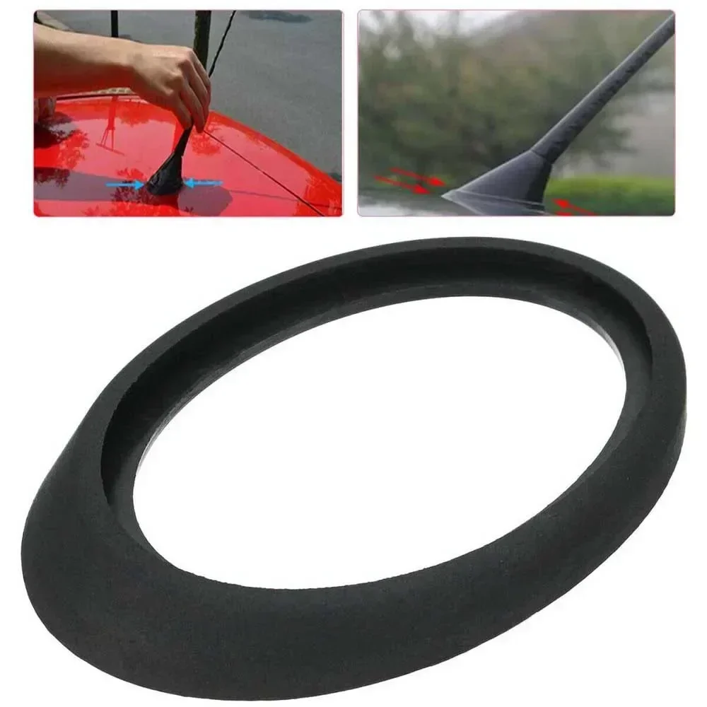 антенна Car Black Rubber Auto Roof Aerial Antenna Gasket Seal For Opel Astra Corsa Meriva Honda Toyota Accessorie