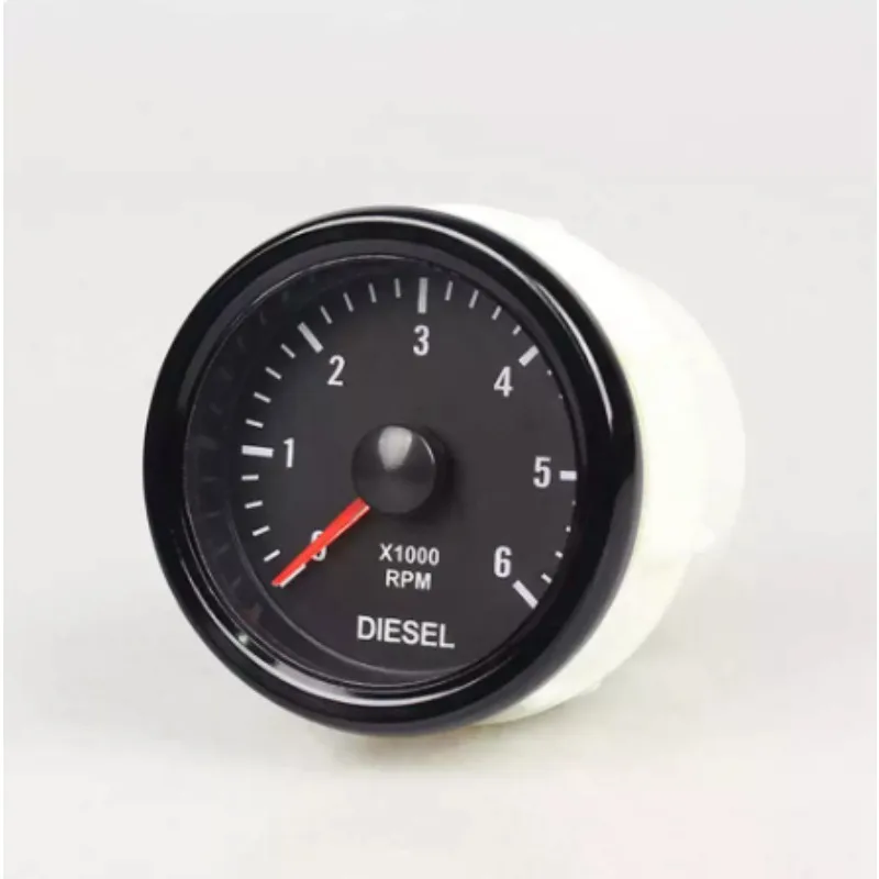 52mm Diesel Tachometer Gauge 0-8000 RPM LED Backlight RPM Meter for Marine Boat Truck Generator Engine