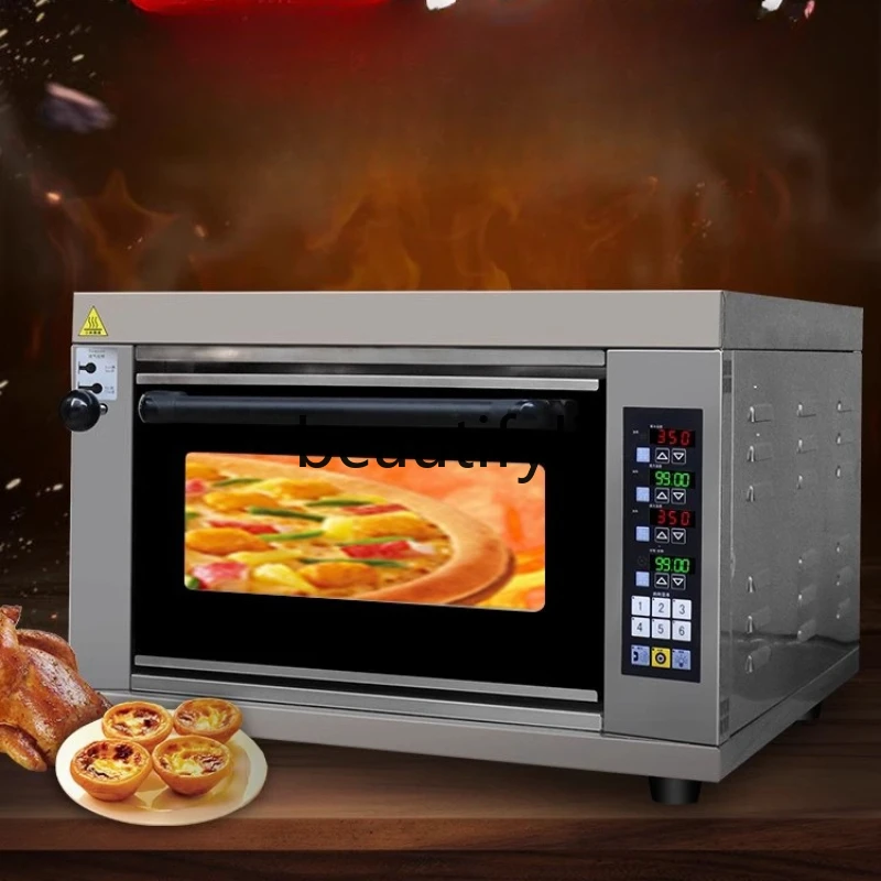 

Commercial Steam Electric Oven with Stone Plate Large Capacity Oven Hotel Restaurant Intelligent Electric Oven