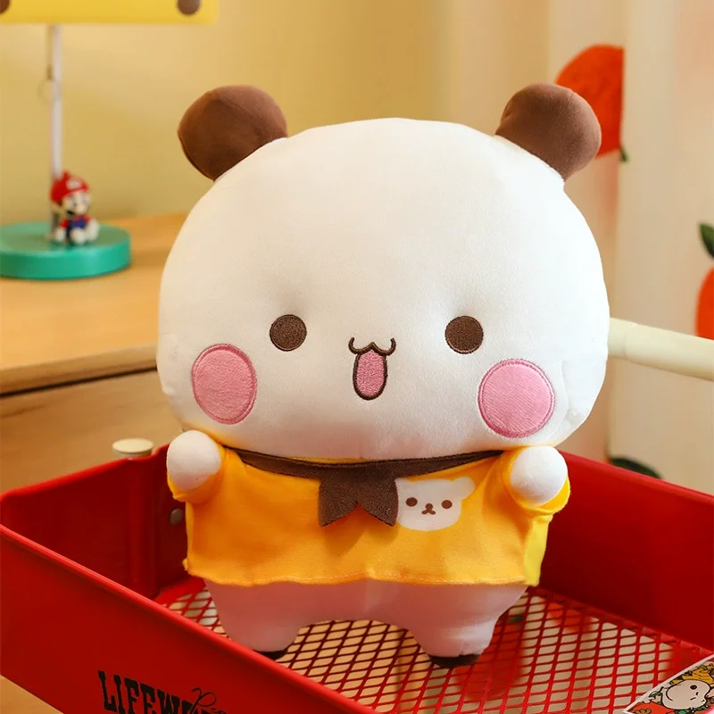 40-80 سنتيمتر Bubu و Dudu الباندا أفخم لطيف الكرتون الباندا دمية دب Kawaii محشوة مخدة ناعمة لعبة غرفة ديكور الأطفال هدايا للأطفال