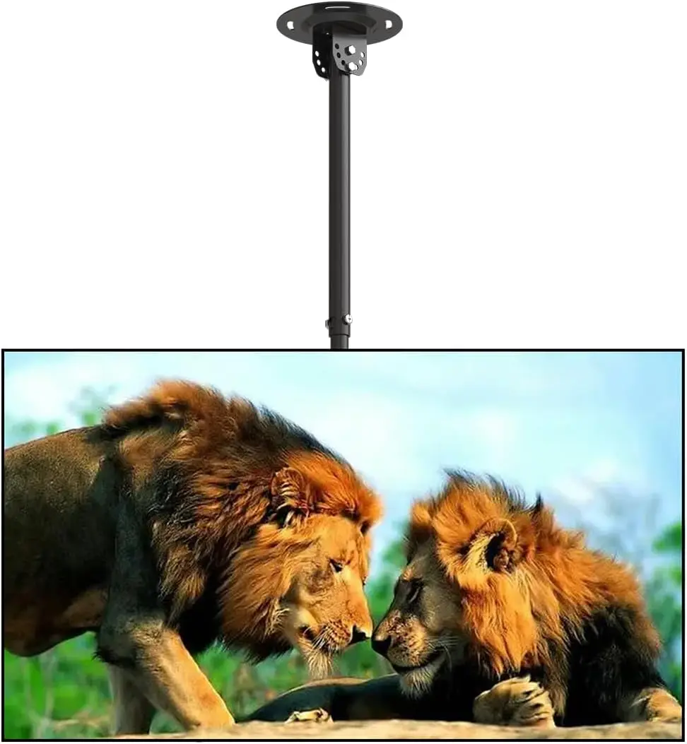 

Universal Ceiling TV Mount for 37-75 Inch Screens, VESA Compatible up to 132lbs, Adjustable Height