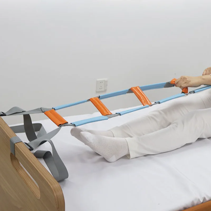 Bed Ladder Assist Strap Elderly Pull Up Aid Bed Ladder Rehabilitation Adjustable Handle Beds Rope Bedridden Patient Sit Up Strap