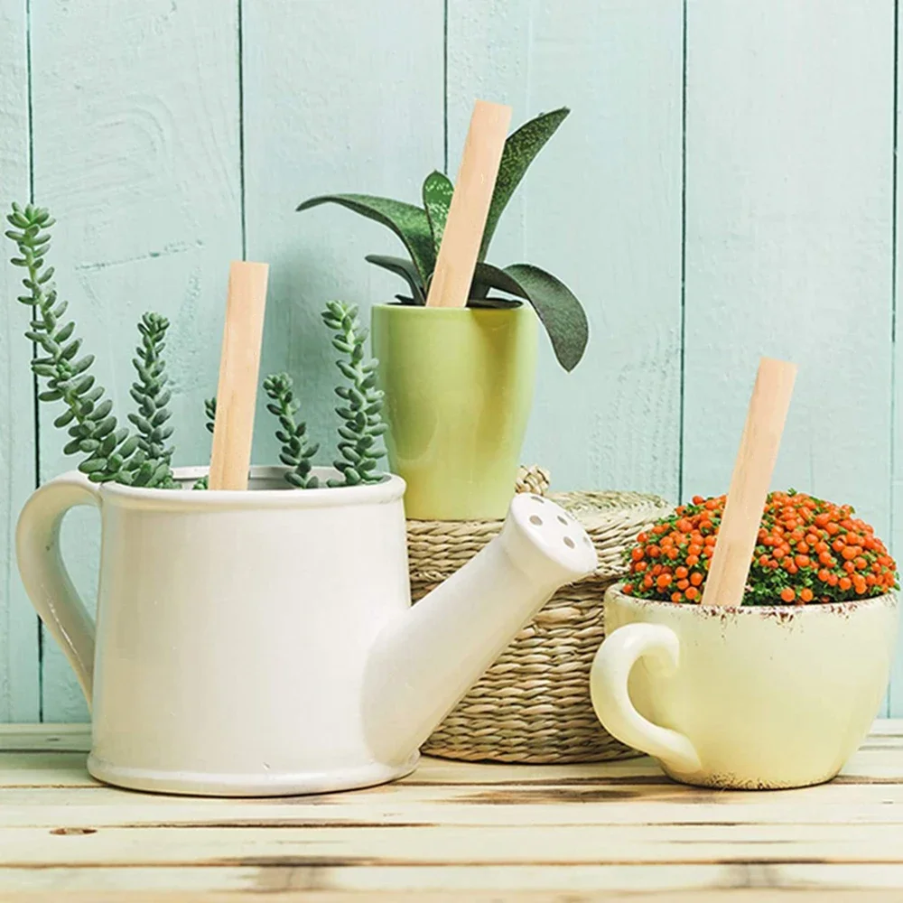 Bamboo Plant Labels Eco-Friendly Wooden Plant Signage Card Tags Garden Markers for Seed Potted Herbs Flowers Vegetables Tools