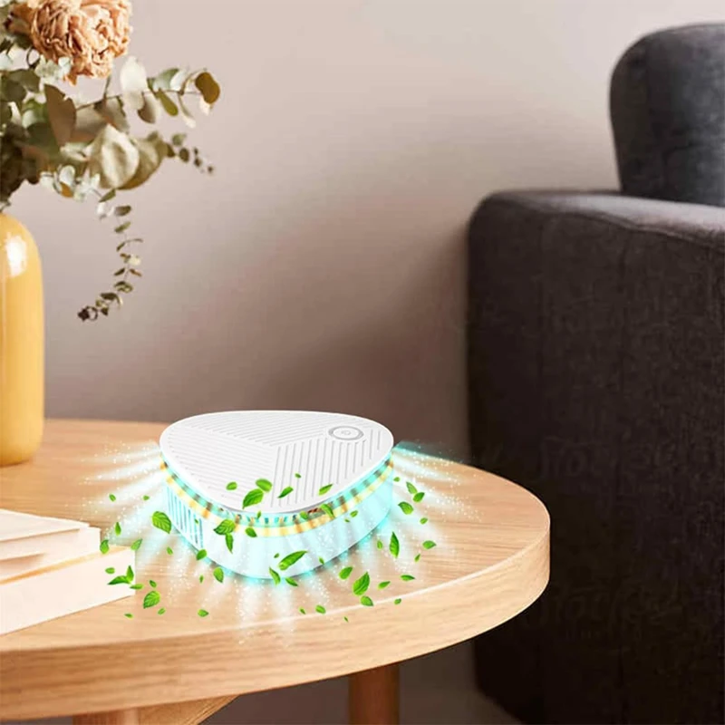 ABPQ-Macchina per la rimozione degli odori per l'odore di fumo, mini purificatore d'aria per la rimozione degli odori, deodorante per l'eliminatore di odori per camere da letto, servizi igienici
