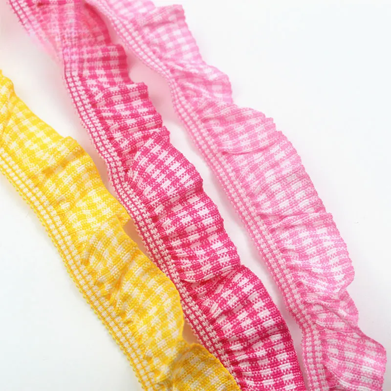 5/10 متر 20 مللي متر مطاطا اللون منقوشة تكدرت الدانتيل البوليستر التطريز شريط مرن DIY بها بنفسك الملابس الصدرية لوازم الخياطة المنزل ديكو #5