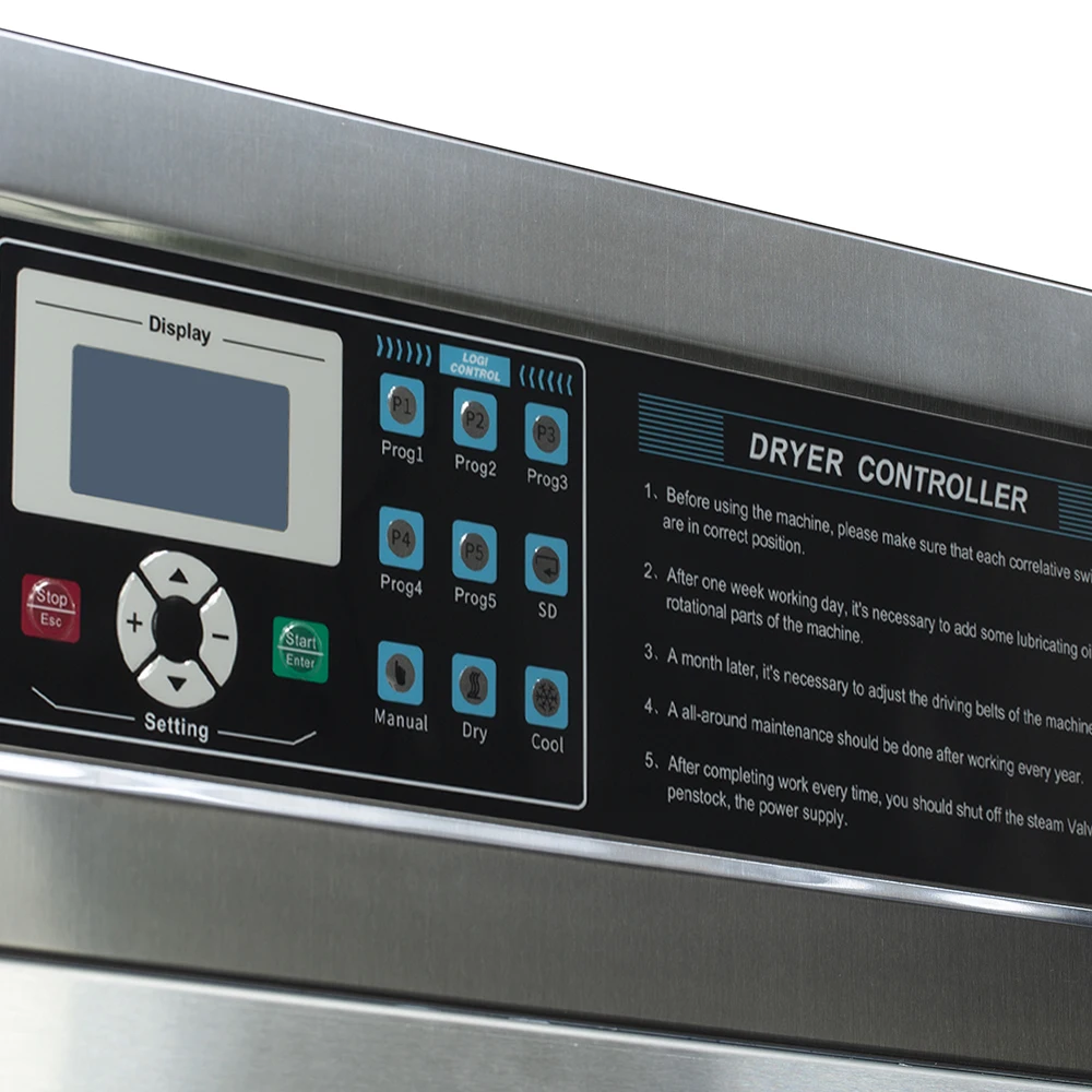 Asciugabiancheria professionale da 15 kg